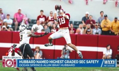 Bray Hubbard takes advantage of first career start with first interception and high safety rating