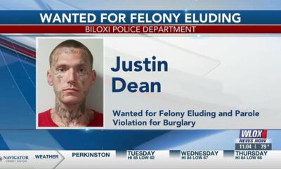 POLICE: Man wanted for felony eluding, violating parole after leading Biloxi PD on pursuit