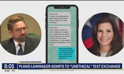 TX lawmaker exposed: Texted judge to illegally sway death row case