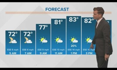 New Orleans Weather: Warm & humid, a low chance for a few showers