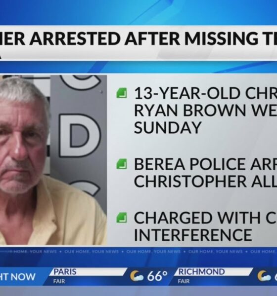 Missing Michigan teen found in Berea, father arrested