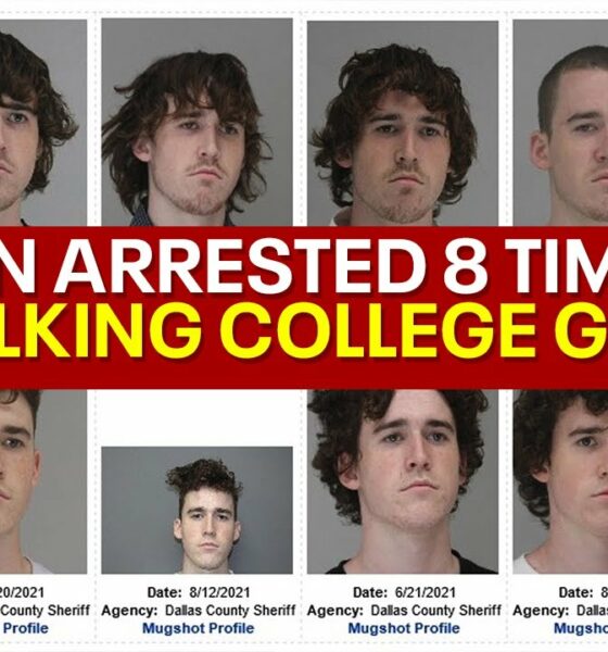 23 year old has been arrested 8 times for stalking college girls