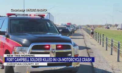 Fort Campbell soldier killed in I-24 motorcycle crash