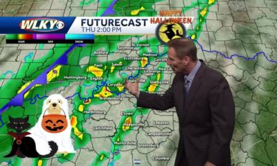 Rain likely for portions of Halloween