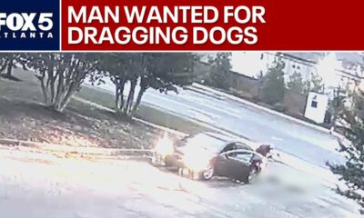 Video catches man dragging dogs behind car | FOX 5 News