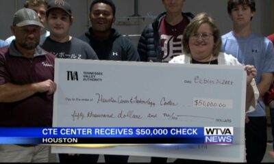 Houston Career and Technology Education Center receives ,000 check