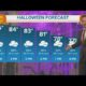 Halloween forecast: Scattered rain possible