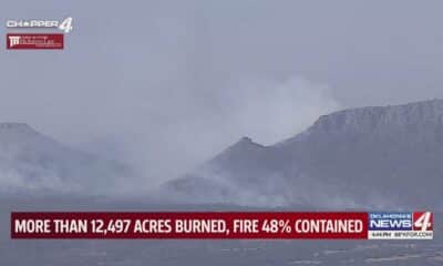 More than 12, 497 acres burned, fire 48% contained