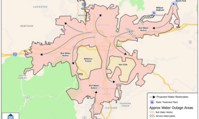 Water back to majority of Asheville customers, but higher elevations still waiting • Asheville Watchdog