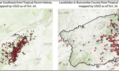 Helene’s floodwaters have abated, but the risk of more potentially deadly landslides persists in the region, scientists say • Asheville Watchdog