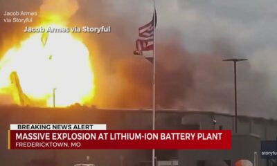 Massive explosion at battery plant