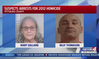 Two charged in 2012 Pittsburg Co. homicide investigation