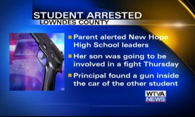 Sheriff: Teenager arrested in Lowndes County after gun found in vehicle