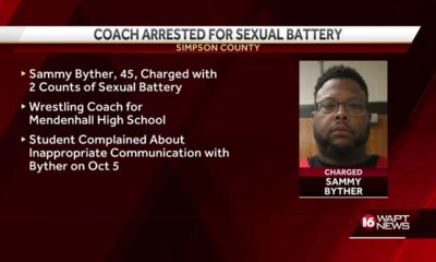 Simpson County wrestling coach arrested