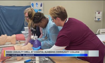 Health care students at Coastal Alabama get hands-on experience with mass casualty drill