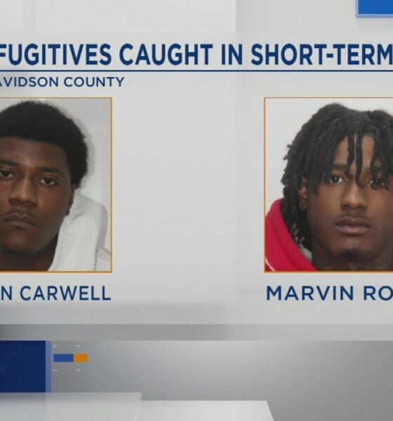 Nashville police arrest two suspects wanted out of Memphis