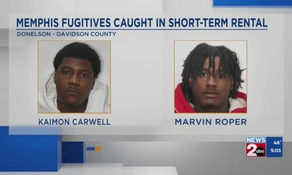 Nashville police arrest two suspects wanted out of Memphis