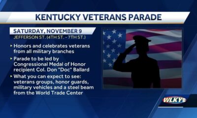 Kentucky Veterans Parade in downtown Louisville