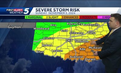 More severe storms possible in Oklahoma on Sunday