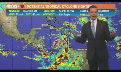 Monday 4 am Tropical Update: Developing storm heading towards Gulf