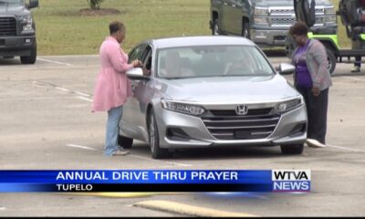 Drive-thru prayer happened Saturday in Tupelo