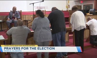 Mobile church holds prayer service in light of Tuesday's general election