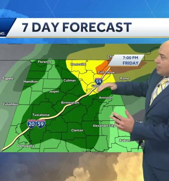 Spotty showers in Alabama's weather forecast for election day, Some tropical moisture brings a be...