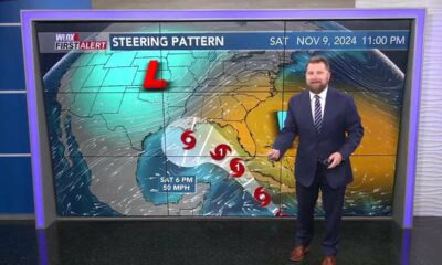 Warm, humid, breezy Election Day; monitoring Rafael