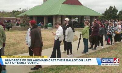 Oklahomans wait in hours-long lines for last day of early voting