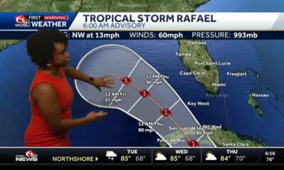 Latest on Tropical Storm Rafael