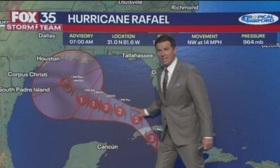 Hurricane Rafael strengthens to Category 2 storm, Florida Keys under tropical storm warning