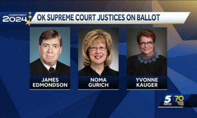 Oklahomans voting on whether to retain 3 state Supreme Court justices