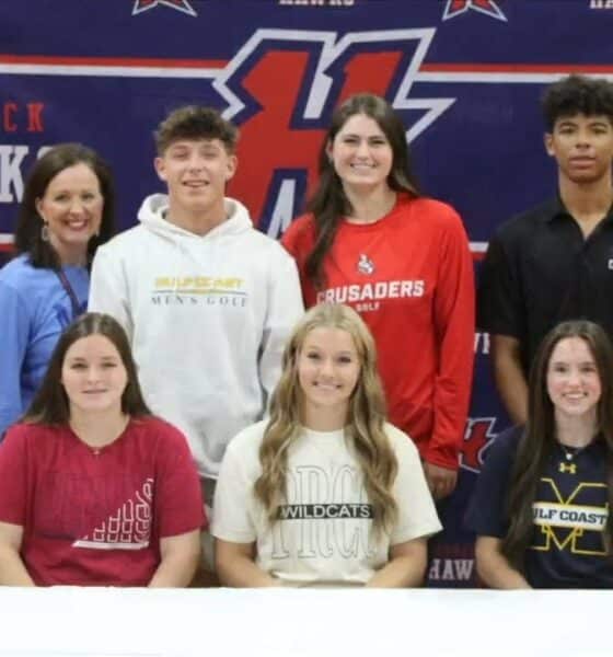 Hancock High School celebrates 12 students at signing day