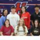 Hancock High School celebrates 12 students at signing day