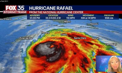 Tropics update: Rafael becomes major Category 3 hurricane