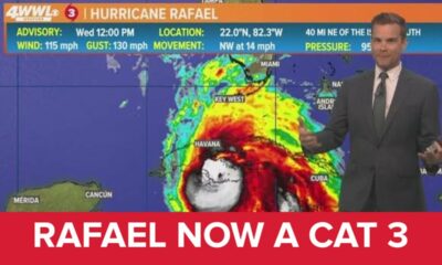 Wednesday 12PM Tropical Update: Hurricane Rafael now a Cat