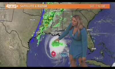 New Orleans Weather: Scattered rain this weekend with weaker Rafael