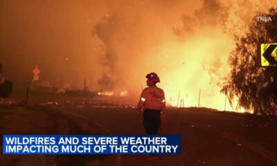 Wildfires and severe weather impact much of the counrty