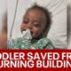 Apartment fire leaves toddler with carbon monoxide poisoning