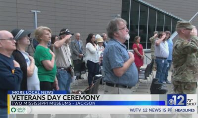 Veterans Day ceremony held at Two Mississippi Museums