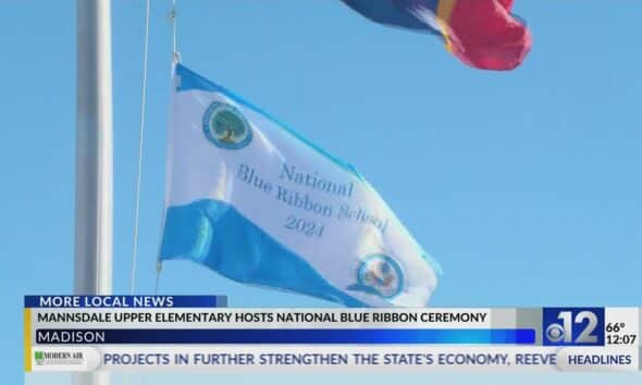 Mannsdale Upper Elementary celebrates National Blue Ribbon School recognition