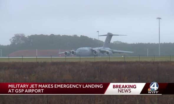 Aircraft makes emergency landing at GSP Airport