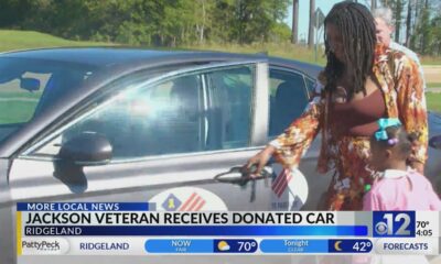 Jackson veteran receives donated vehicle