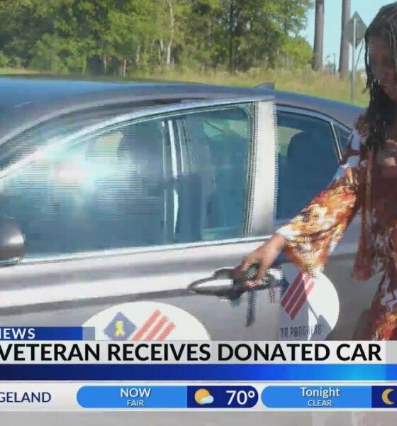 Jackson veteran receives donated vehicle