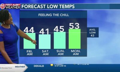 11/14- Feeling more like fall, but much colder air is in view