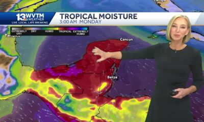 Tropical Storm Sara forecast to weaken over the Yucatan as Alabama prepares for a fall-like weekend