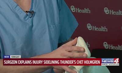 Surgeon explains injury sidelining Thunder's Chet Holmgren