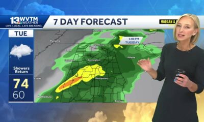 Great fall-like weather across Central Alabama this weekend, but the chance for rain returns earl...