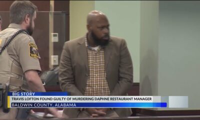 Travis Lofton found guilty of murdering Daphne restaurant manager