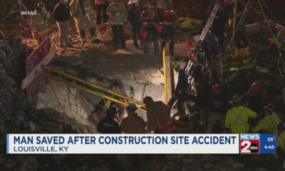 Man saved after construction site accident in Louisville, KY